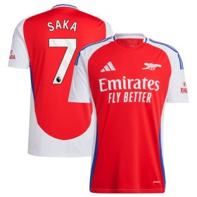 Camisola Arsenal Saka 7 Equipamento Principal 2024-25 Manga Curta
